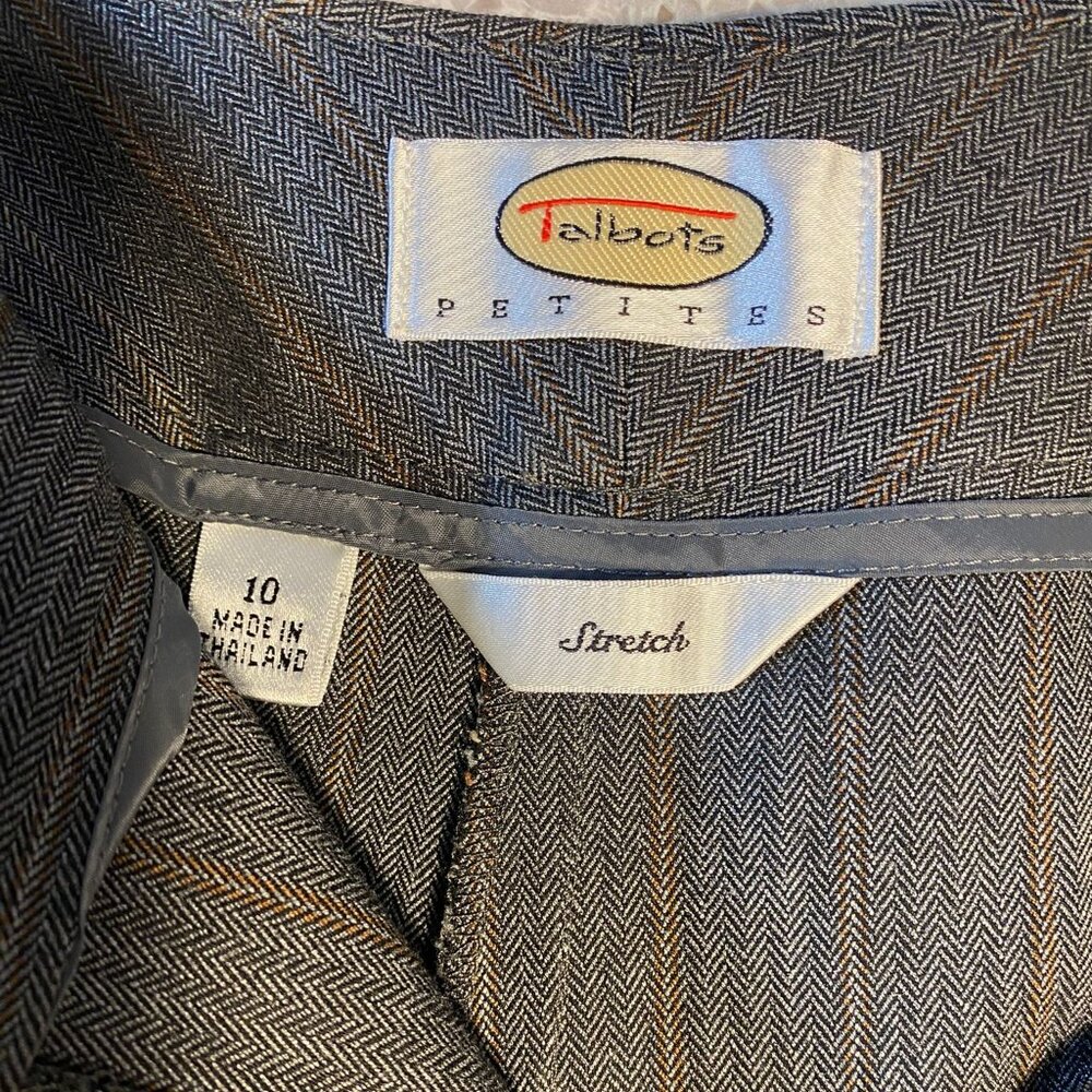 ✨ Talbots Women’s Gray Dress Pants – Size 10 ✨